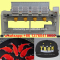 Hot sale four head cap / shoes / t-shirt broderie machine / machine à coudre